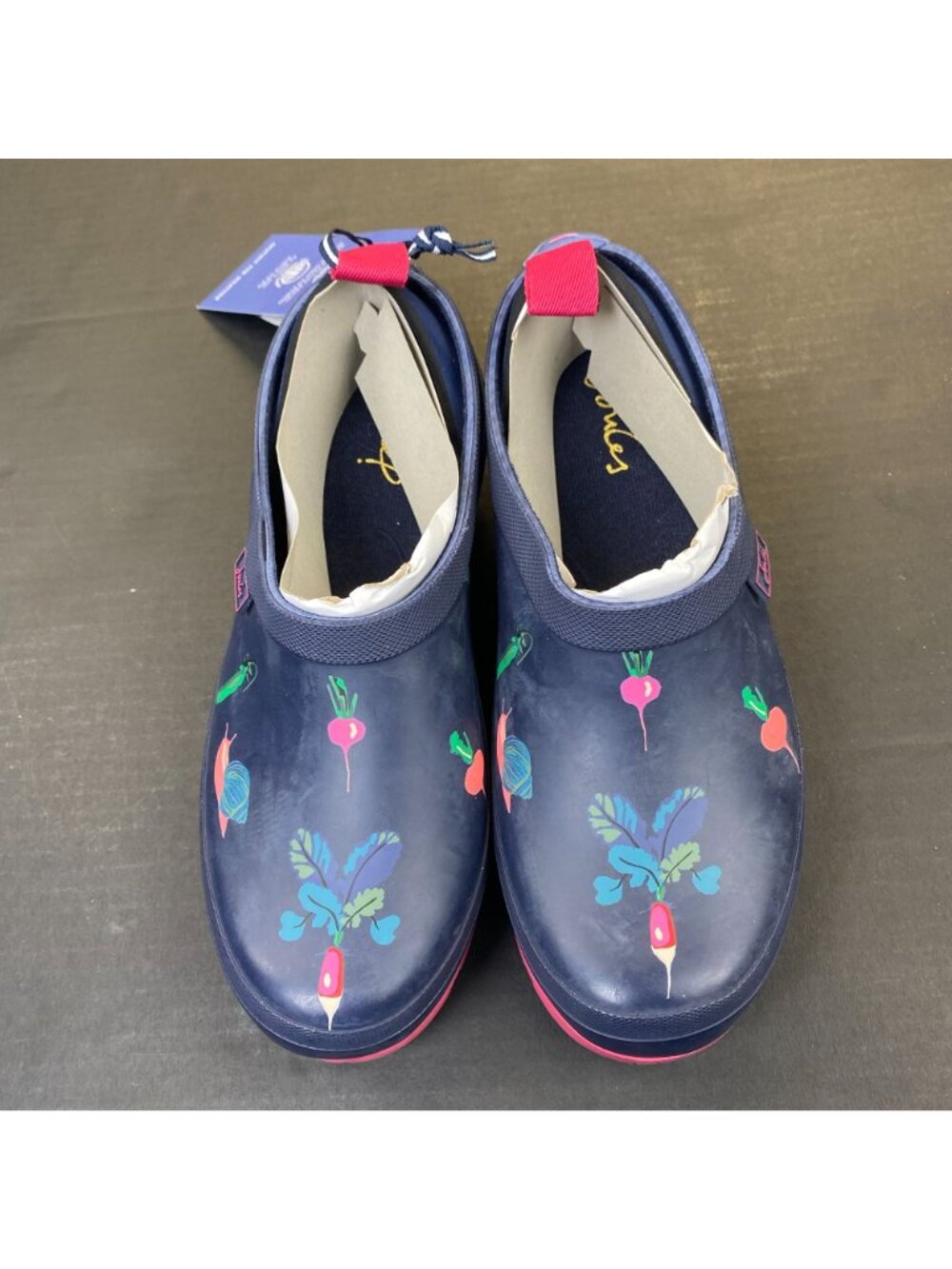 Joules Women's Pop On Rain Shoes Size 6 comfort New - Picture 14 of 15